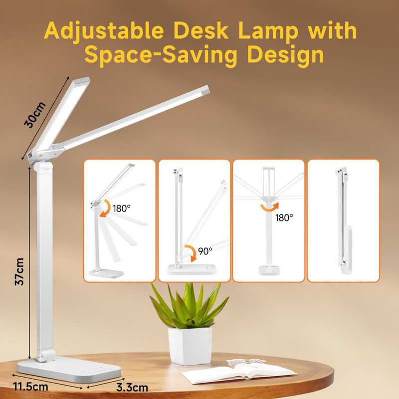 Metal.plastic Desk Lamp
