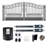 Automated Steel Dual Swing Driveway Gate and Gate Opener Complete Kit – Venice Style-96905745