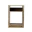 Table de chevet Radius avec compartiment de rangement carré