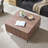  35" Organic Modern Lift Top Coffee Table with Hidden Storage, Rounded Fluted Wood Coffee Table with Soft-Close Cabinet for Living Room-1091253921