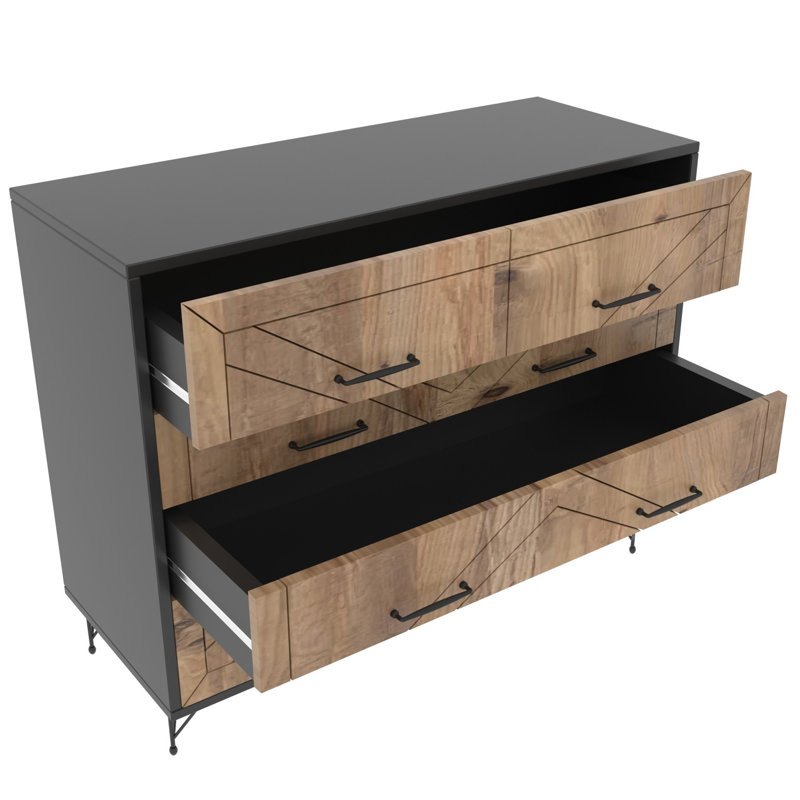 Commode d'appoint en métal Chauntel