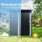5Ft X 3Ft Outdoor Metal Storage Shed, Black - Transparent Endurance Plate, Robust Galvanized Construction, Hinged Door, Easy To Build, Panels Shed In Strong Steel Frame, Assembly, Extreme Weather-122098238