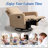 Tayani Plush Velvet Manual Swivel Rocker Recliner Chair-1108549066
