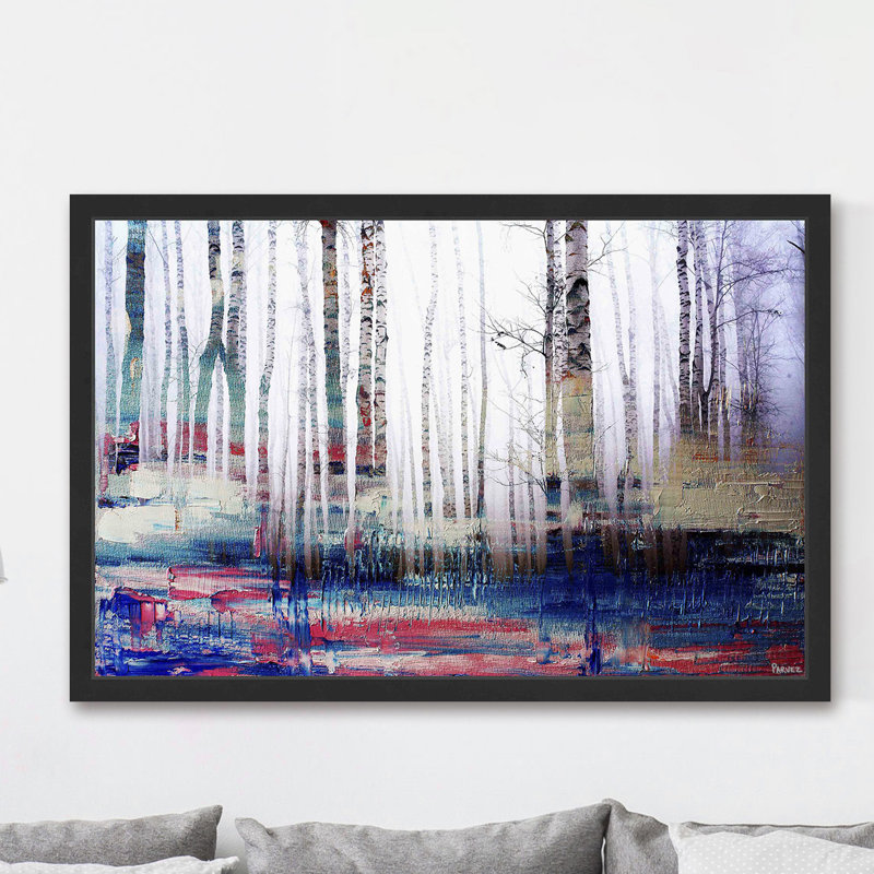 Parvez Taj - Single Picture Frame Painting, 61cm H x 91cm W x 3.81cm D