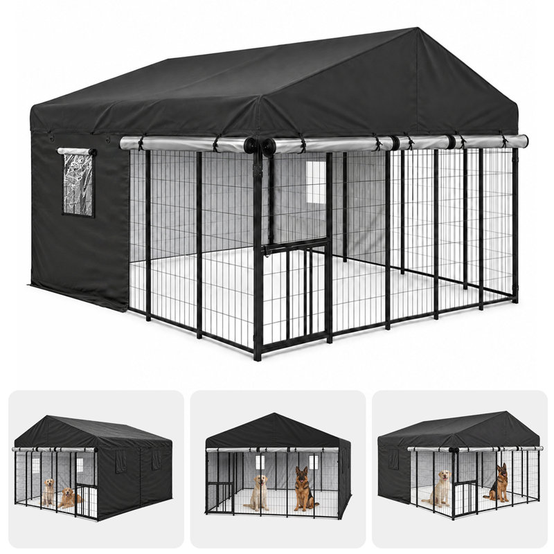 Housse de chenil, 10.ftx10.ft Insulated Kennel cover
