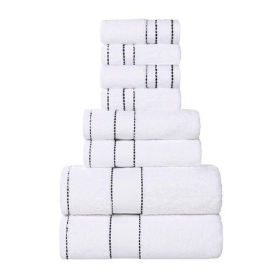 Niles 8-Piece Giza Cotton Towel Set