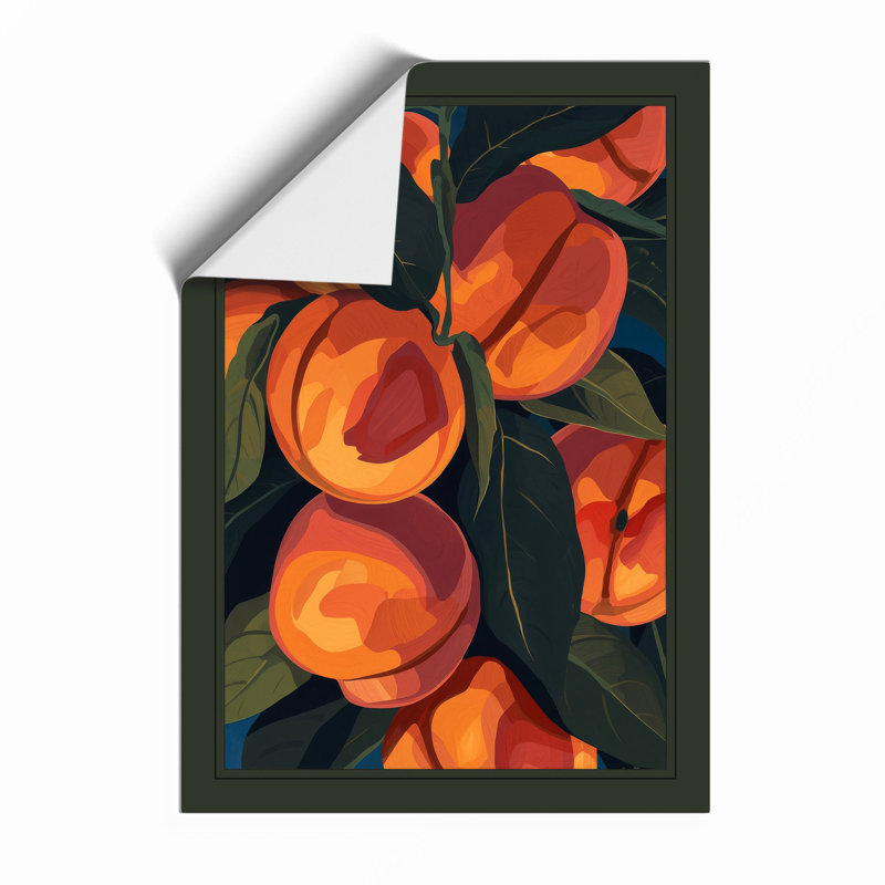 Peaches In Abundance Boho - Print, Unframed, A3 - 42.0 x 29.7 cm