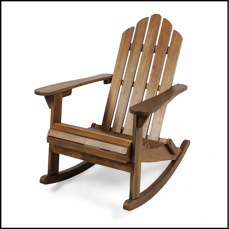 Mobilier d'extérieur pour chaises de patio en bois massif Adirondack