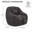 Fauteuil à billes rembourré en mousse à mémoire de forme-1043392256