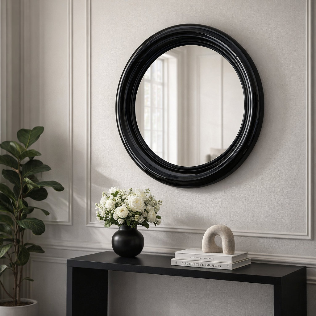 Kesley 36" Accent Mirror, Black