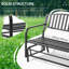 Banc oscillant Outsunny
