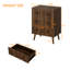Commode 3 tiroirs moderne en noyer