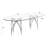 Grandeur Tempered Glass Dining Set-702308012-702308016