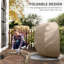 Hruby Outdoor Hanging Chair Swing Chair with Metal Stand Sand