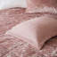 Édredon très grand / très grand en velours rosé, 100%, avec 4 taies décoratives et coussin décoratif-117329263-117329268
