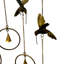 Hummingbird Bell Chime in Burnt Gold