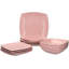 Creative Tops Raven Dinner Set, Square, Ceramic, Service for 4-94754193