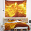 Plasmas abstraits et liquide avec tapisserie Fiery Shine-28492100