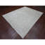 Tapis gris en laine noué à la main 8 pi x 9 pi 10 po Angora