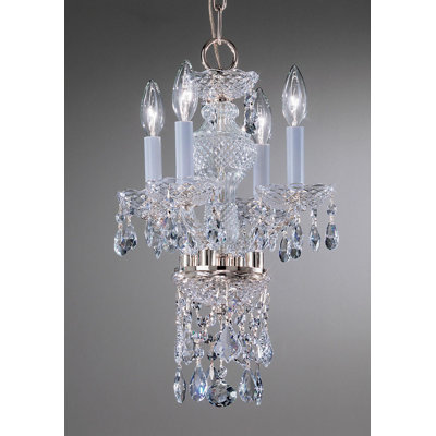 Style bougie classique/traditionnel 4 lumières lustre Greig