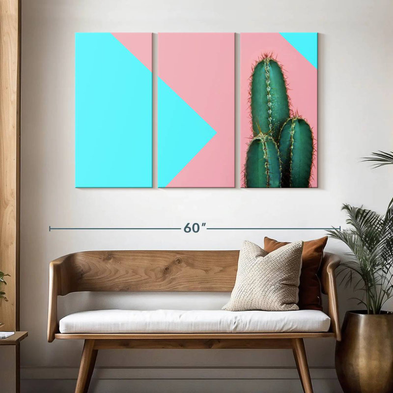 Harnek Cactus, 32" H x 50" W