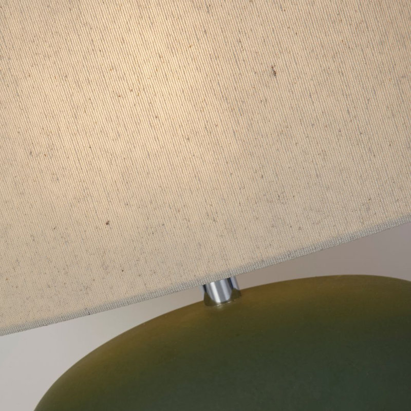 Ceramic Table Lamp, Green