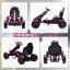AIYAPLAY Pedal Go Kart with Freewheel System Brake for Kids Ages 3-6-1709130713