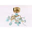 Lustre suspendu rond en porcelaine et laiton à 6 lumières Augustus-432716376-460670212-432716387