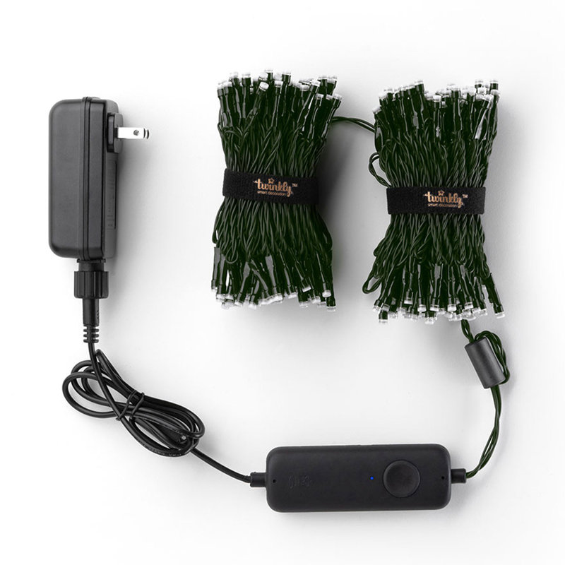 Twinkly 250 LED RGB Multicolor 65.5 Foot Decor String Lights with Music Dongle