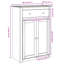 6 Pair Shoe Storage Cabinet