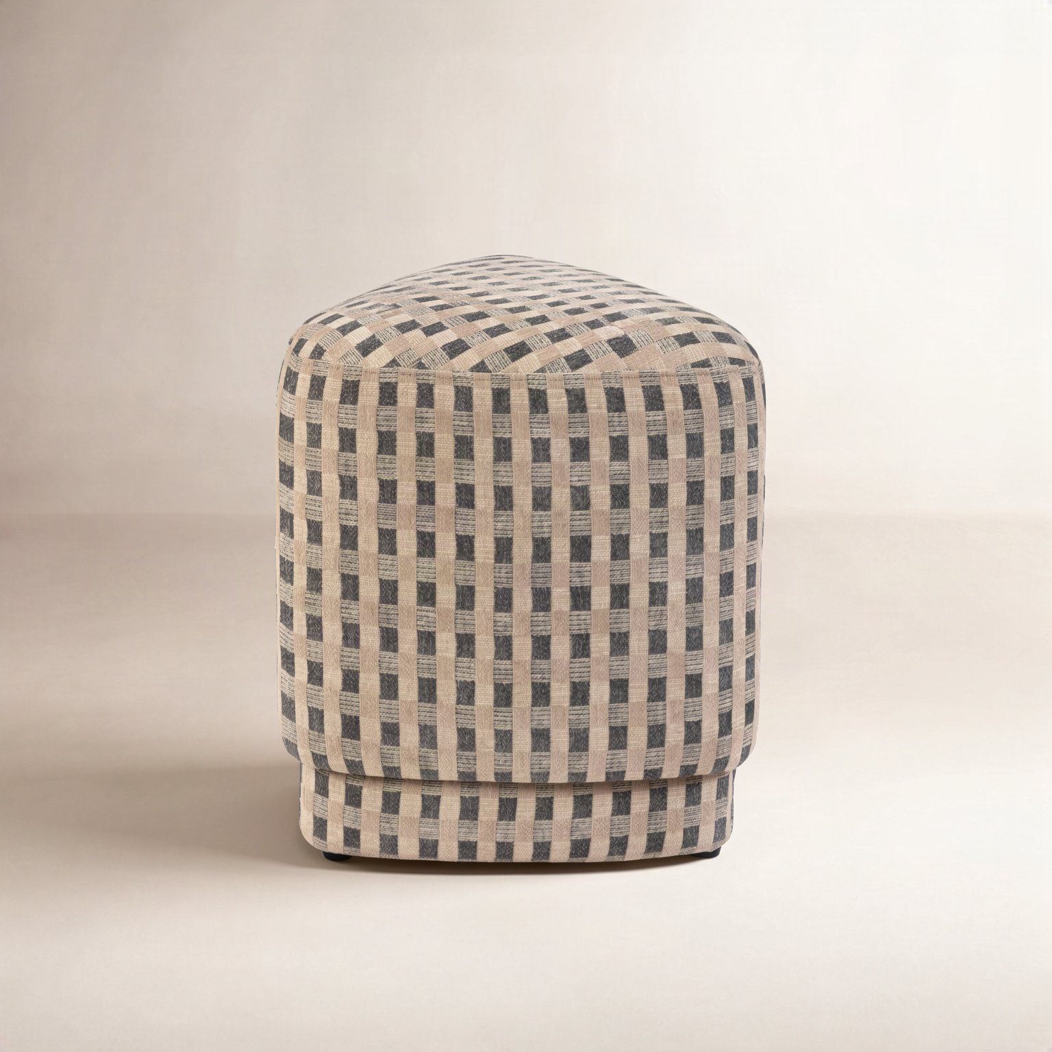 Cooney 19" Upholstered Ottoman, Firefinch Fawn