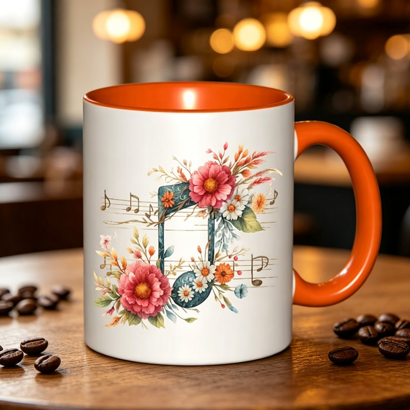 Handmade Ceramic Porcelain Coffee Mug Teacup and Saucer