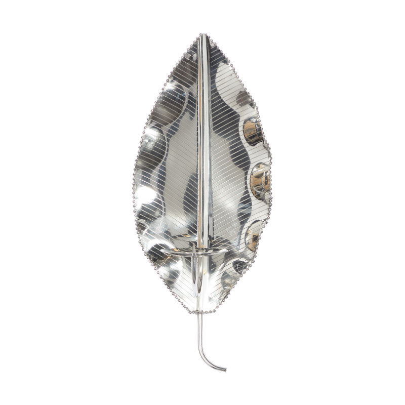 15.95'' H Stainless Steel Wall Wall Sconce