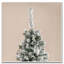 Arbre de Noël artificiel mince enneigé 7,5 pi de hauteur-1315092521