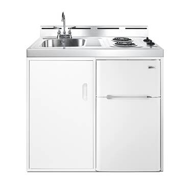 Summit ACK63GASBSS 63 Wide All-in-One Kitchenette with GAS Range