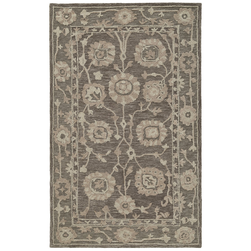 Tapis d'intérieur en laine touffeté à la main Thermon, 8 pi 9 po x 11 pi 9 po