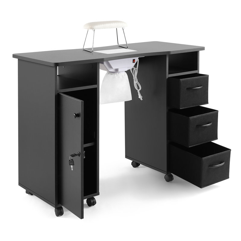 Bureau de beauté manucure, Noir