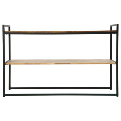 Tioga 120cm Solid Wood Top Console Table