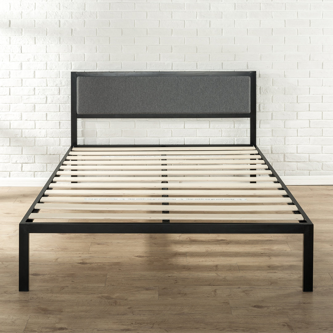 Wood Slat Support Platform Bed Frame Zinus 