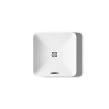 Vox Ceramic Square Vessel Bathroom Sink with Overflow