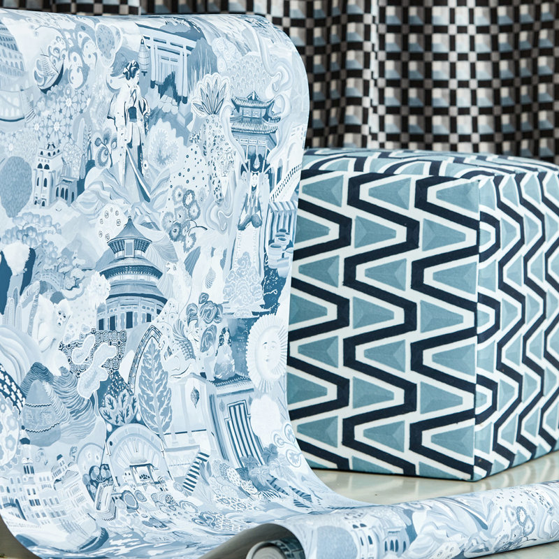 Journey of Discovery 10.05m x 68.6cm Wallpaper Roll, Wild Water/Exhale