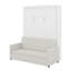 Lit escamotable double pleine grandeur avec coussin-193482643-193482644