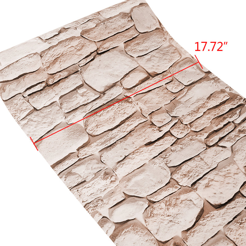 Rouleau de papier peint adhésif lisse L 32,8 pi x l 17,7 po
