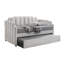 Lit de jour avec lit gigogne Amelyn Dove Grey