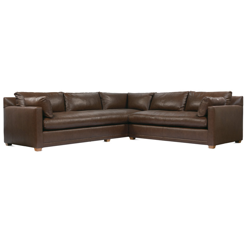 Sylvie 2Piece Leather Sectional