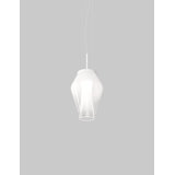 Anisette Suspension White Shaded Matt White 1 E26 Ul