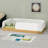Platform Bed With Upholstered Design, Guardrail