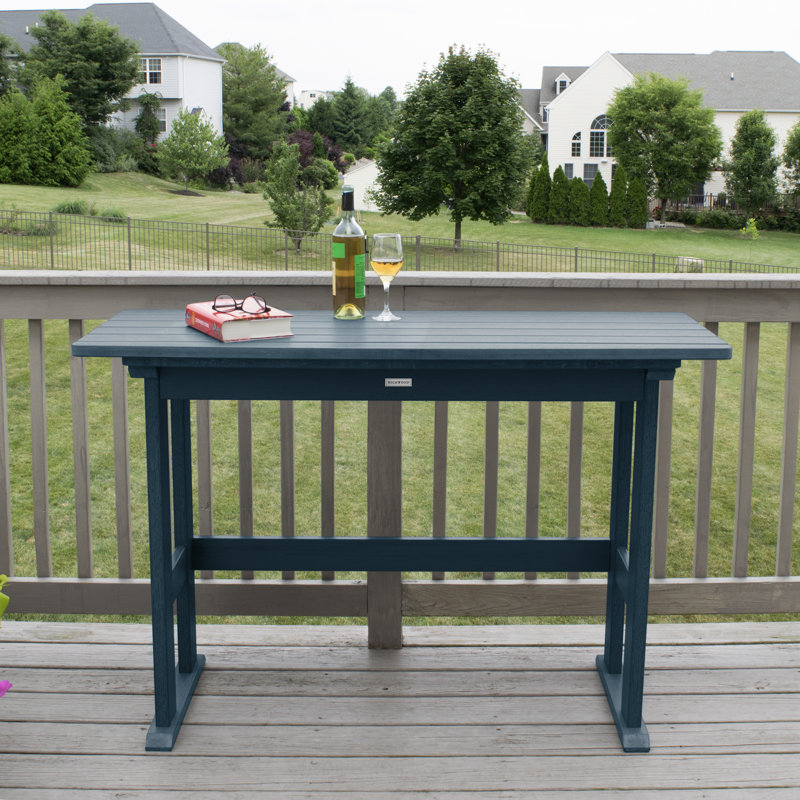 Table de bar Arbnora, Bleu Nantucket