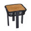 Table de bout d'extérieur en bois d'acacia, capacité de 120 lb
