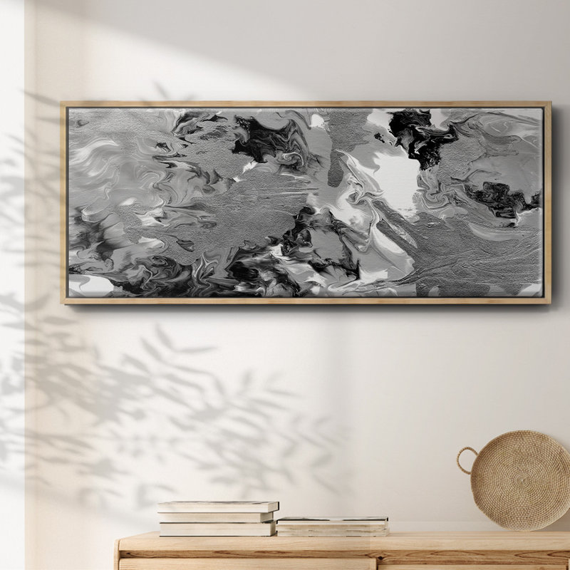Rich Marble- Framed Canvas